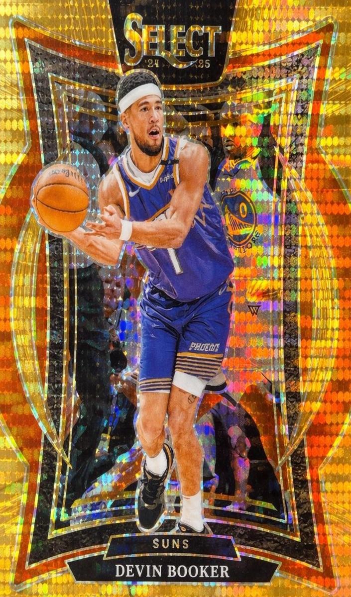 2024 Panini Select Basketball Neon Orange Pulsar FOTL Devin Booker #16