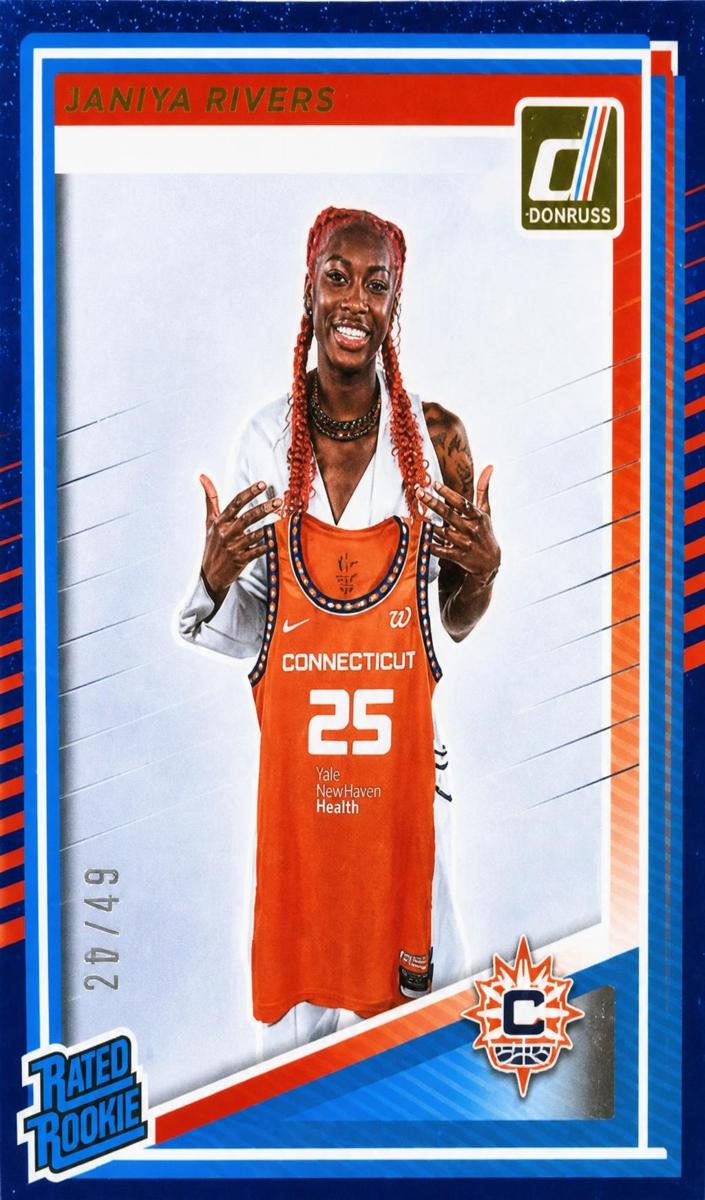 2025 Panini Donruss WNBA Basketball Blue Shimmer Saniya Rivers #92