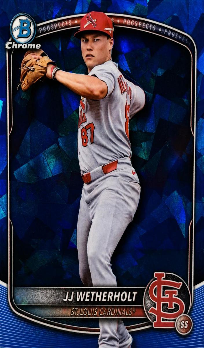 2025 Bowman Draft Sapphire Baseball JJ Wetherholt #BDC-145