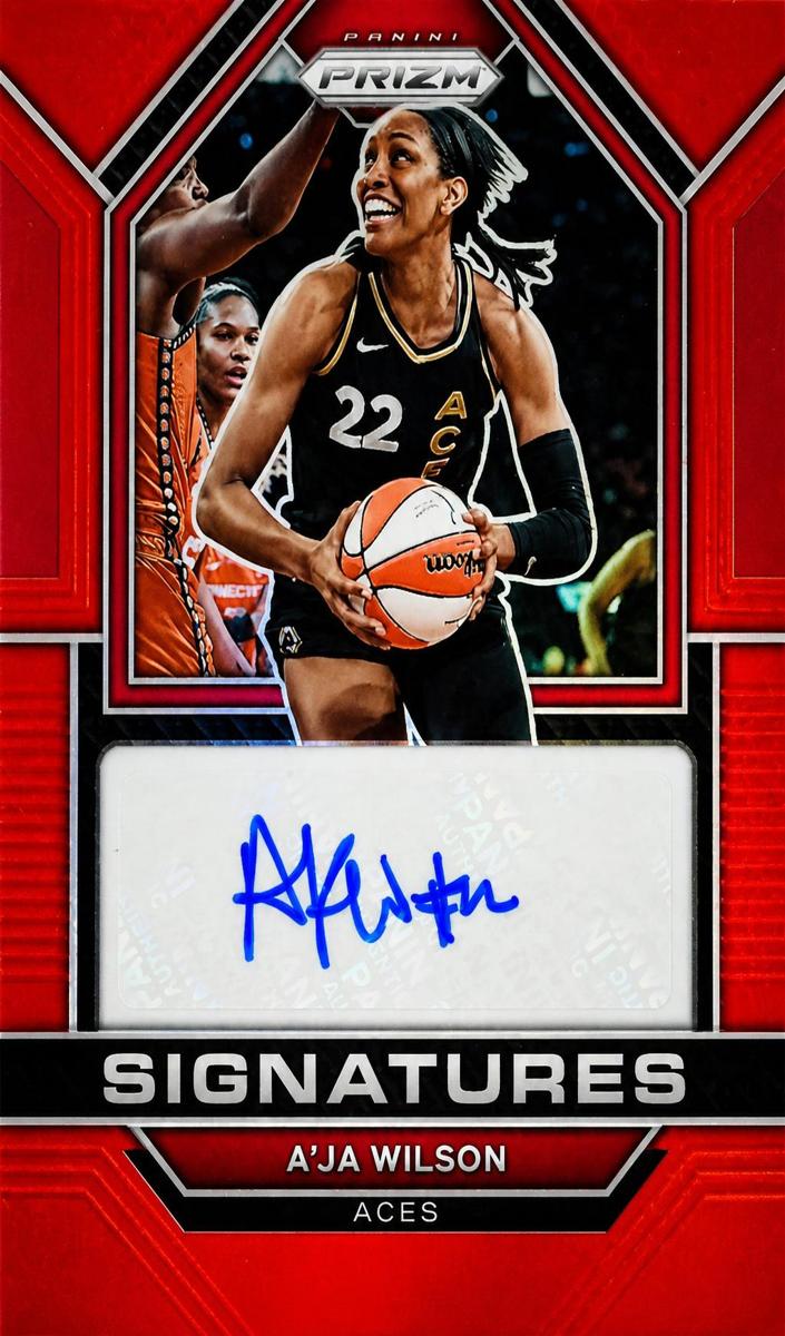 2023 Panini Prizm WNBA Basketball Red A'ja Wilson #SG-AJW