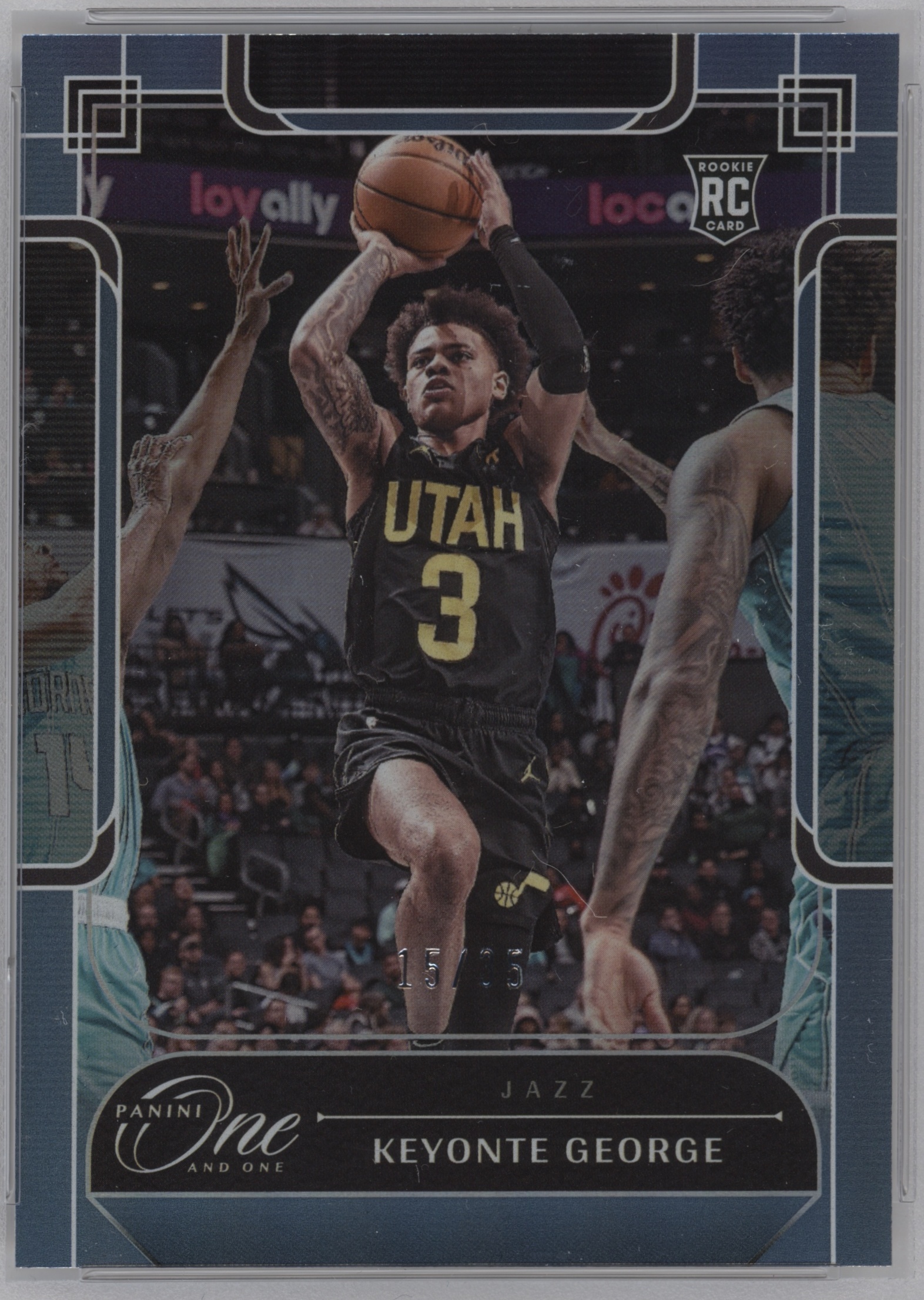 2023 Panini One and One Basketball Blue Keyonte George #124