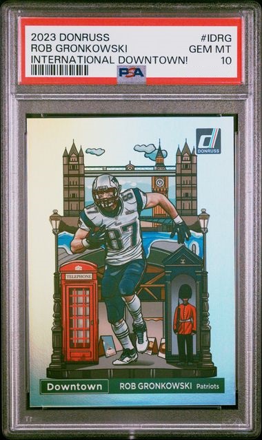 2023 Panini Donruss Football Rob Gronkowski #ID-RG PSA 10