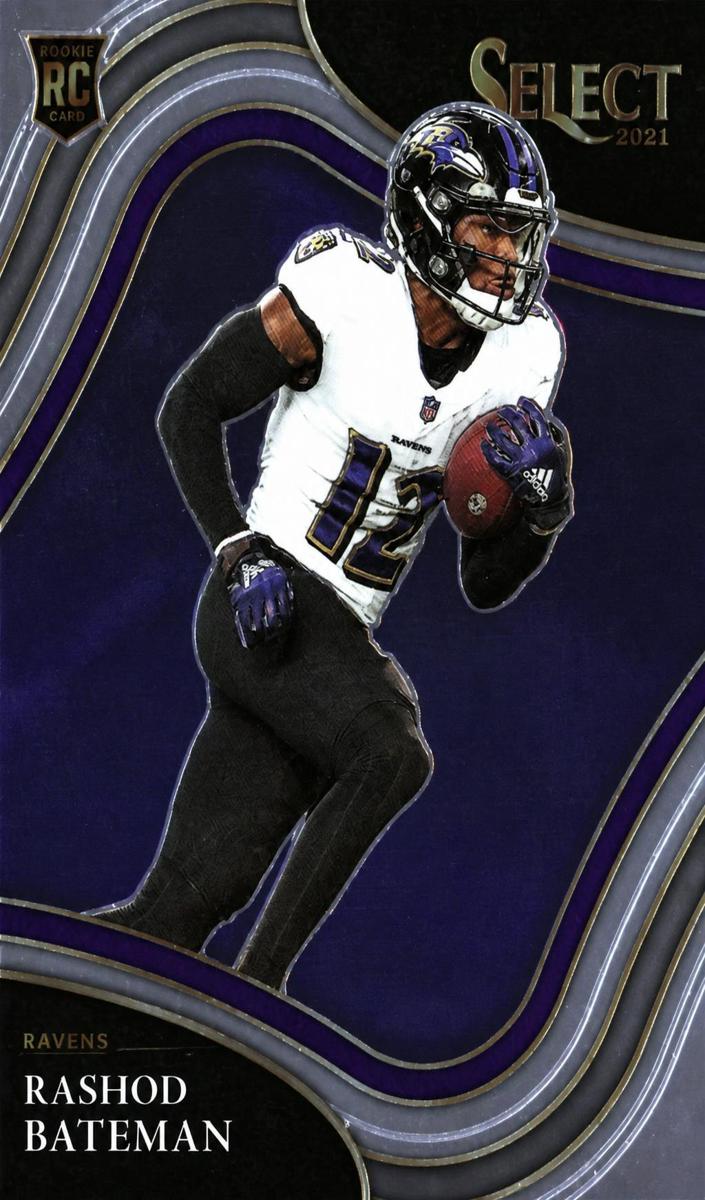 2021 Panini Select Football Rashod Bateman #355 PSA 10