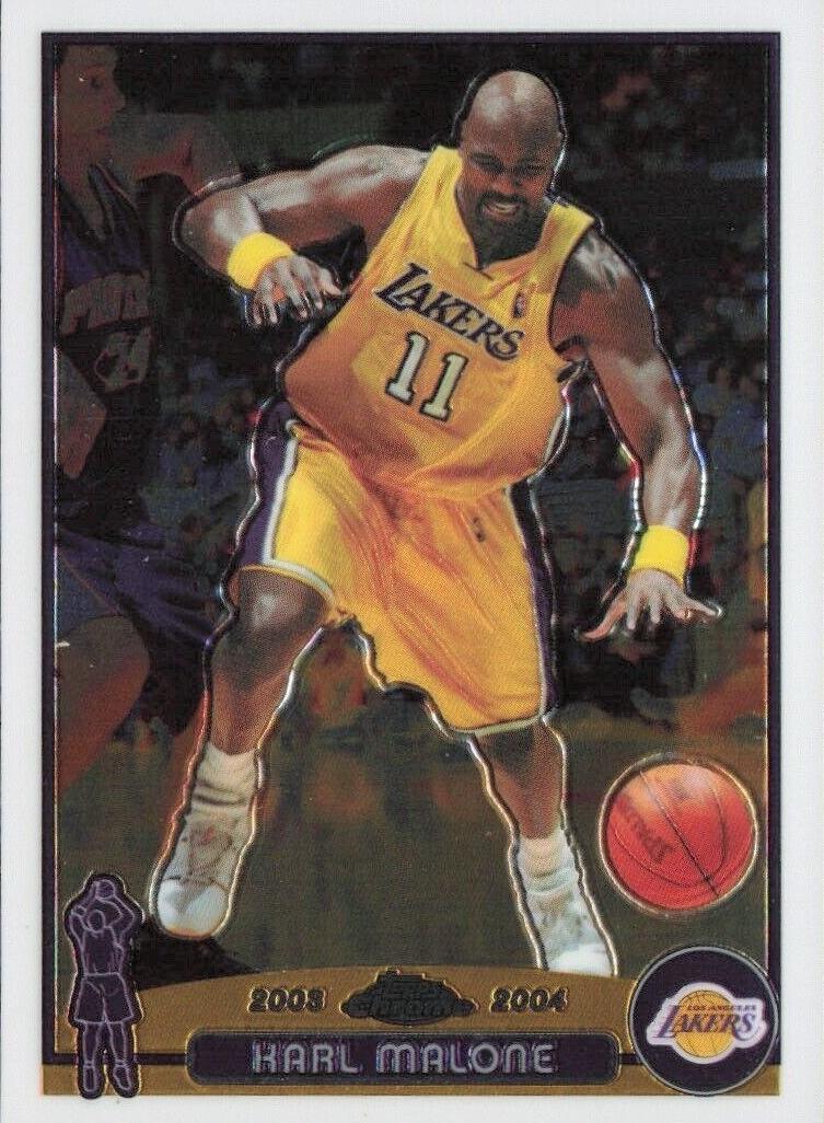 2003 Topps Chrome Basketball Karl Malone #32 PSA 10