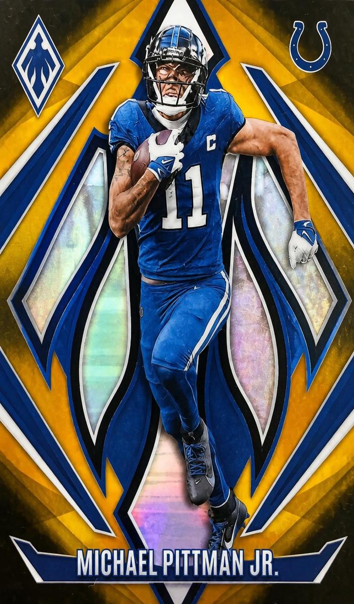 2024 Panini Phoenix Football Gold Fade Michael Pittman Jr. #109