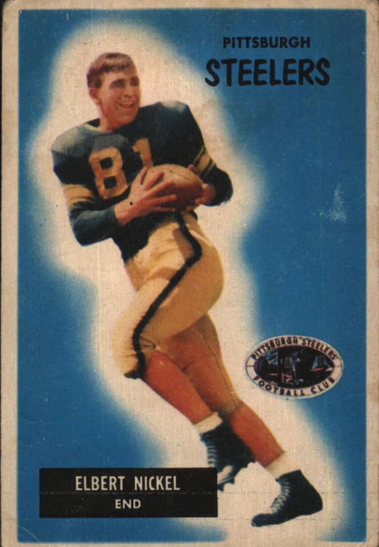 1955 Bowman Football Elbert Nickel #124