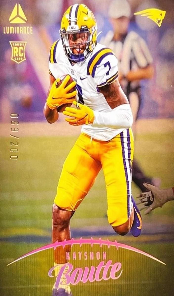 2023 Panini Luminance Football Gold Kayshon Boutte #114