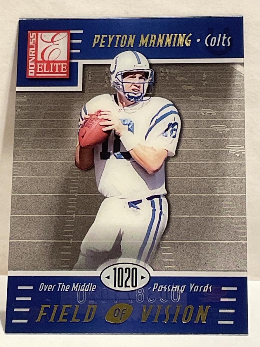 1999 Donruss Elite Football Peyton Manning #11b