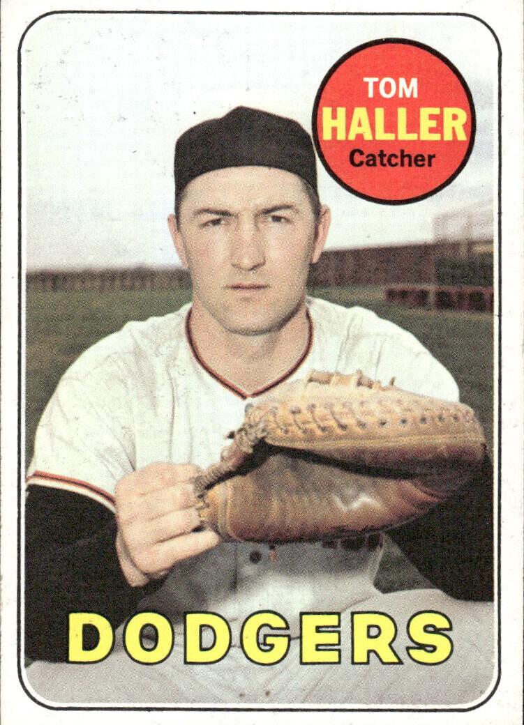 1969 Topps Baseball Tom Haller #310 PSA 8
