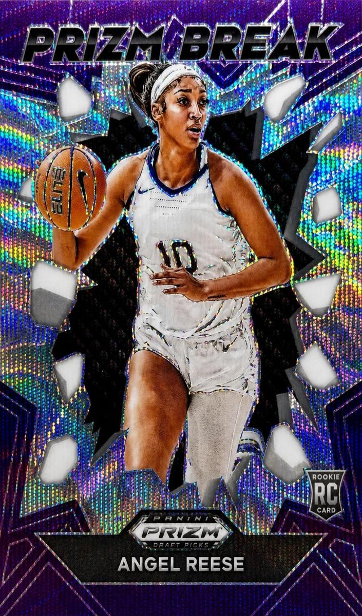 2024 Panini Prizm Draft Picks Basketball Wave Angel Reese #14