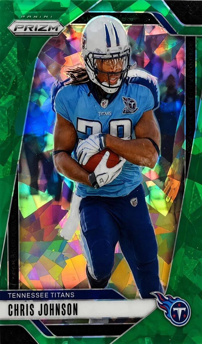 2024 Panini Prizm Football Green Ice Chris Johnson #284