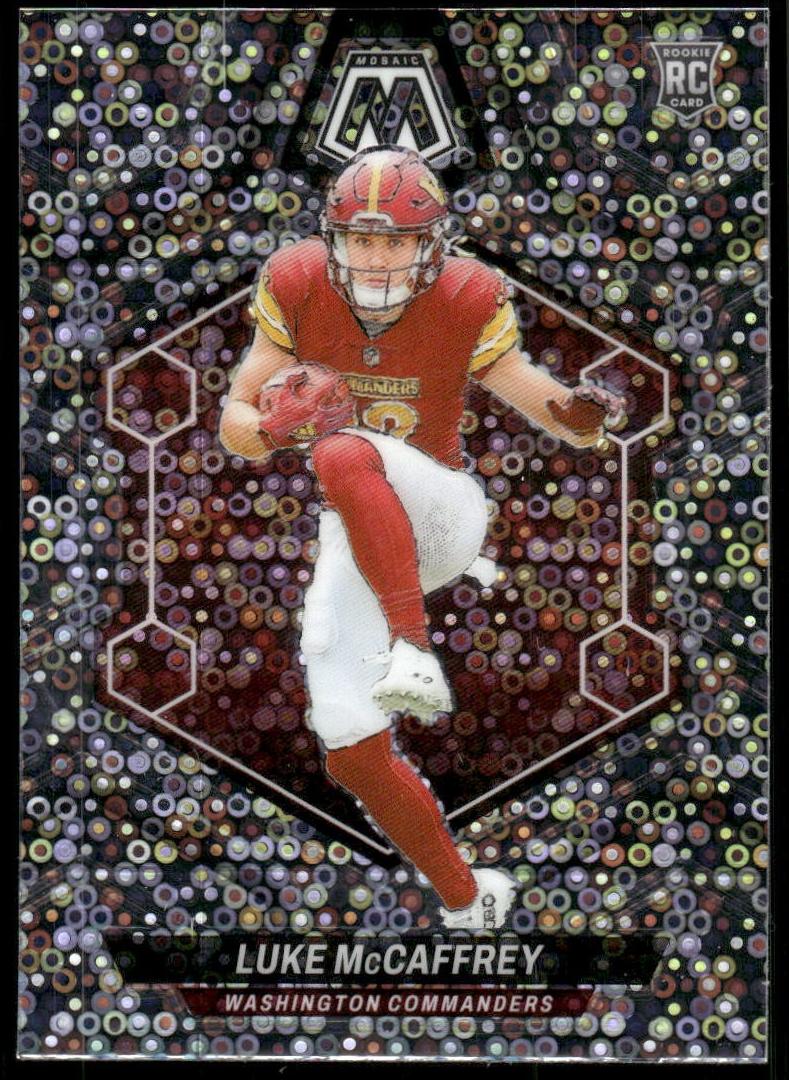 2024 Panini Mosaic Football No Huddle Silver Luke McCaffrey #376
