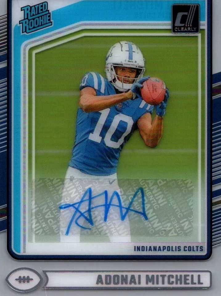 2024 Panini Clearly Donruss Football Adonai Mitchell #71