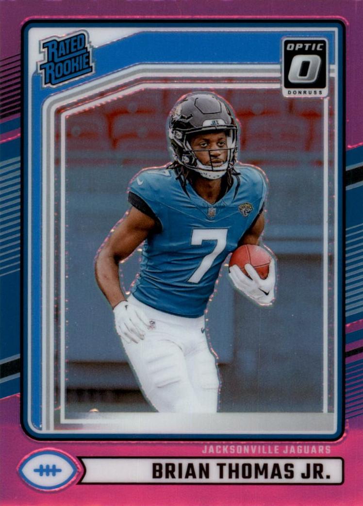2024 Panini Donruss Football Pink Brian Thomas Jr. #313 PSA 9