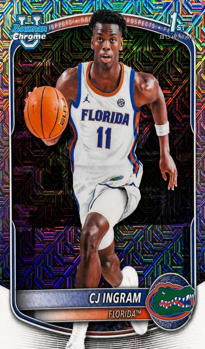 2025 Bowman Mega Box Basketball Mojo Refractor CJ Ingram #BCP-77