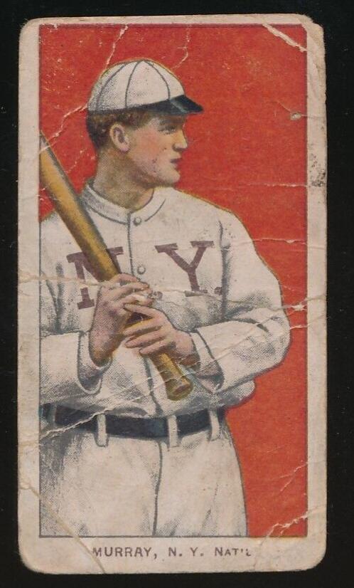 1909-11 T206 Baseball Batting Red Murray #NNO
