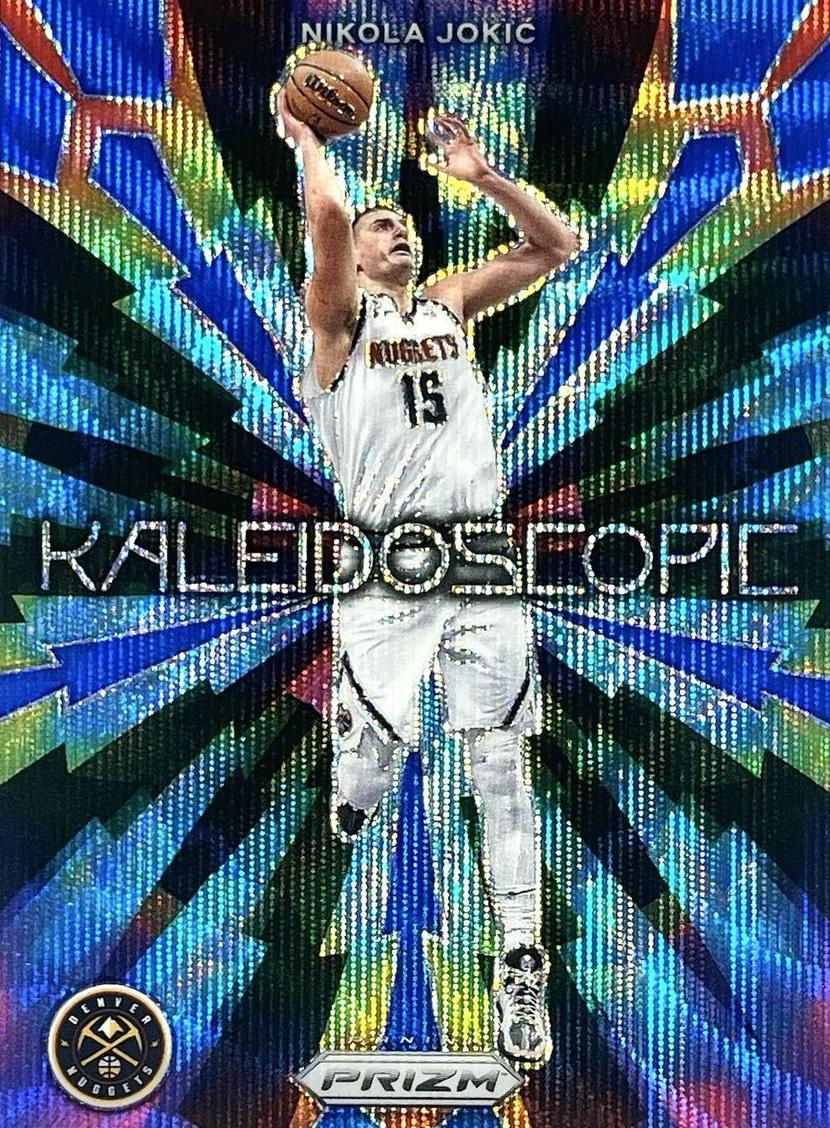 2023 Panini Prizm Basketball Blue Wave Nikola Jokic #8 PSA 10