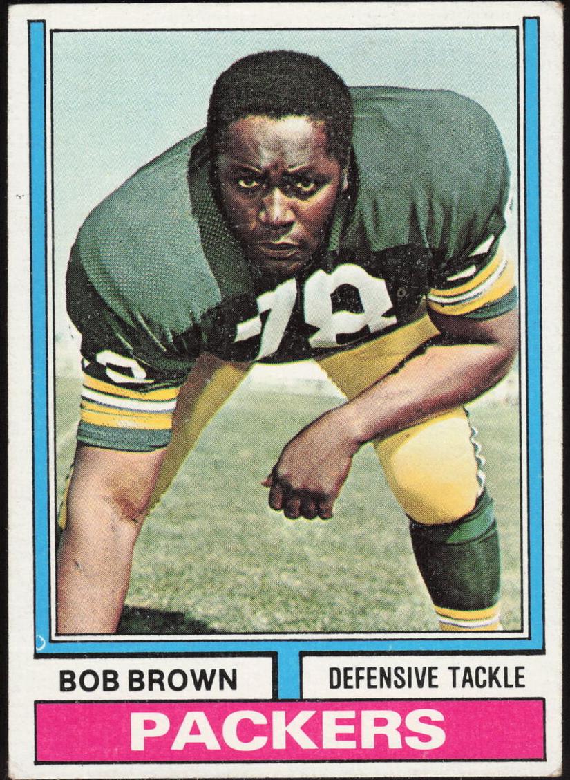1974 Topps Football Bob Brown #266 PSA 9
