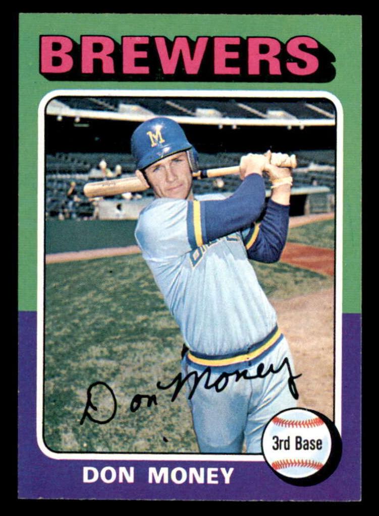 1975 Topps Mini Baseball Don Money #175 PSA 8