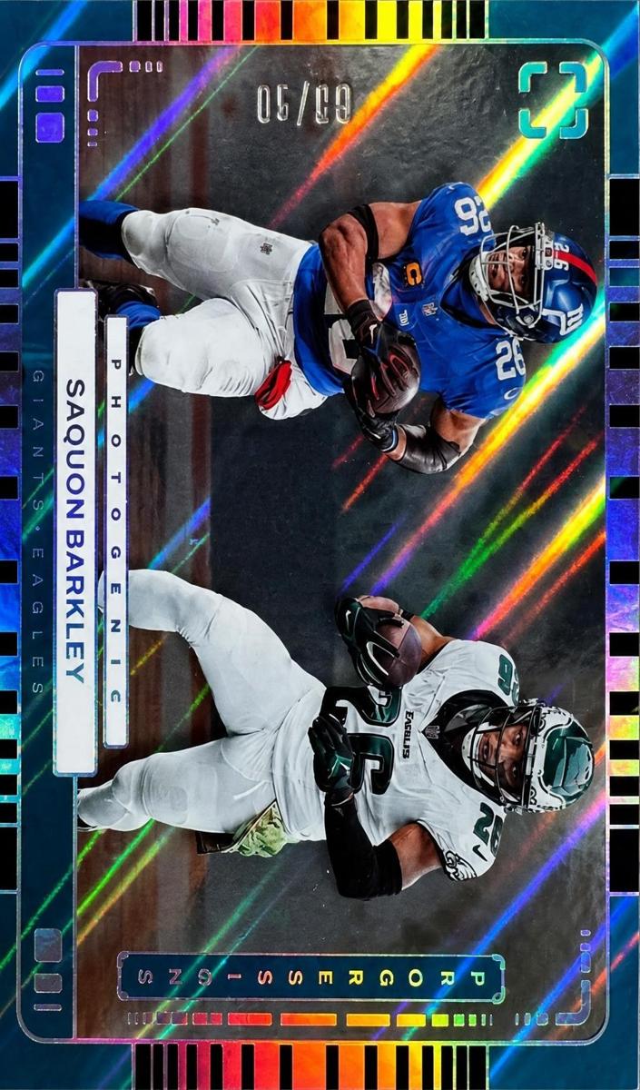 2024 Panini PhotoGenic Football Blue Saquon Barkley #1