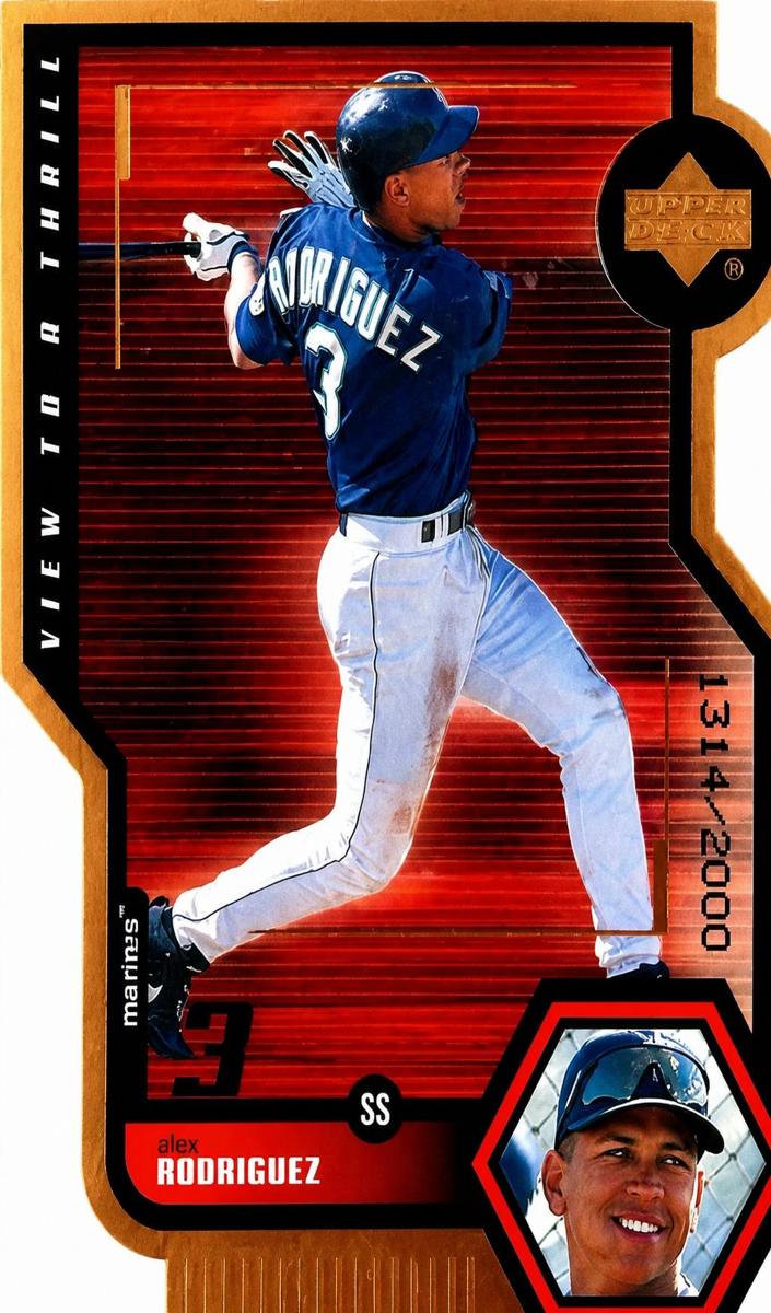 1999 Upper Deck Baseball Double Alex Rodriguez #V27