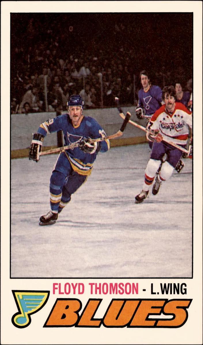 1977 O-Pee-Chee Hockey Floyd Thomson #358