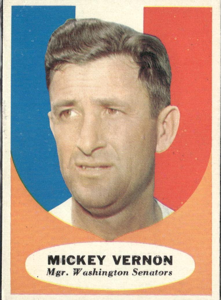 1961 Topps Baseball Mickey Vernon #134