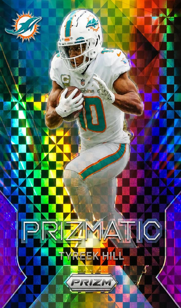 2023 Panini Prizm Football Purple Power Tyreek Hill #13