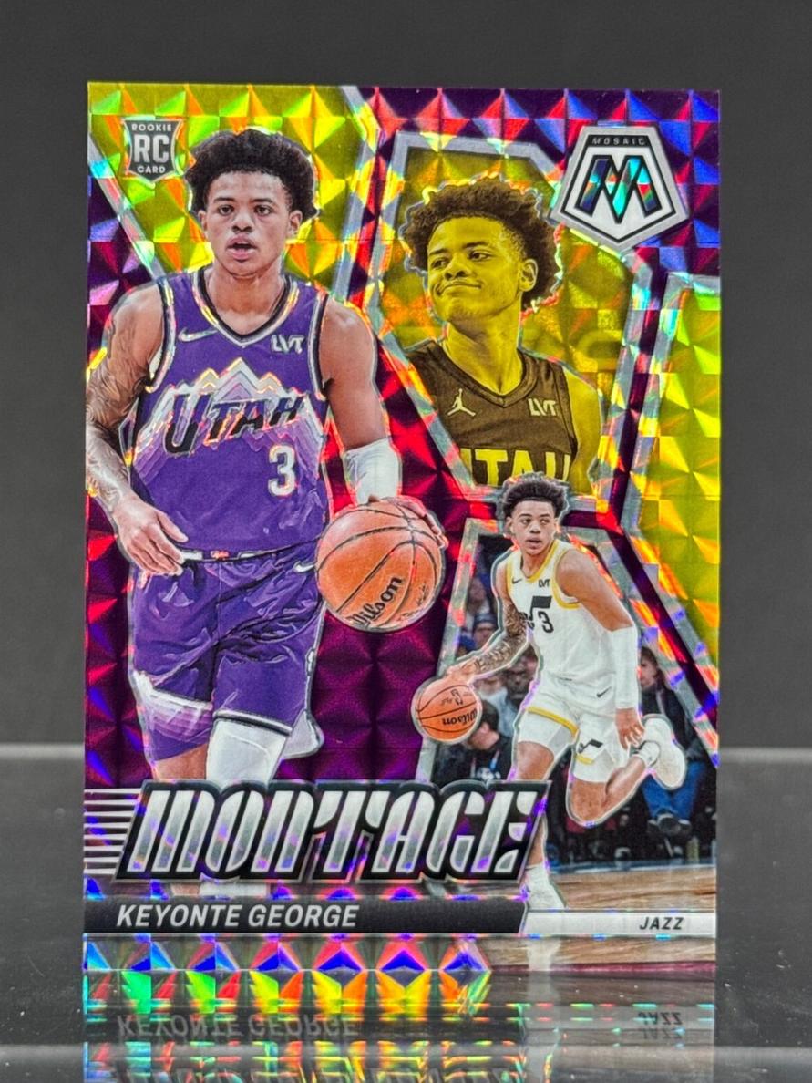 2023 Panini Mosaic Basketball Purple Keyonte George #3 PSA 10
