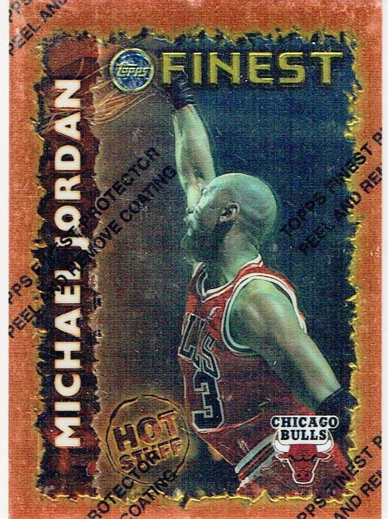 1995 Topps Finest Basketball Michael Jordan #HS1 PSA 9