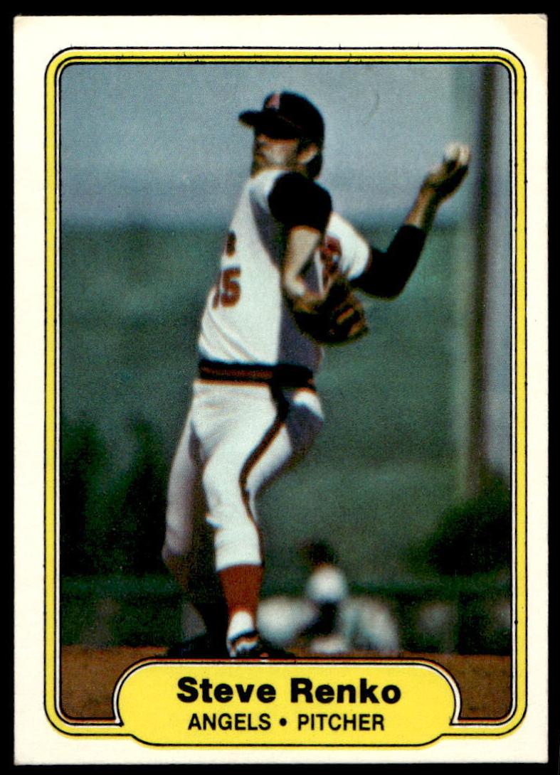 1982 Fleer Baseball Steve Renko #472