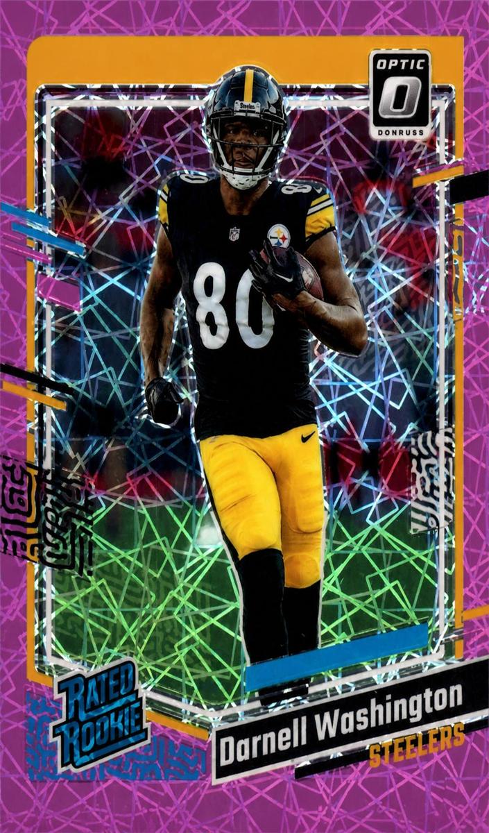 2023 Donruss Optic Football Pink Velocity Darnell Washington #286