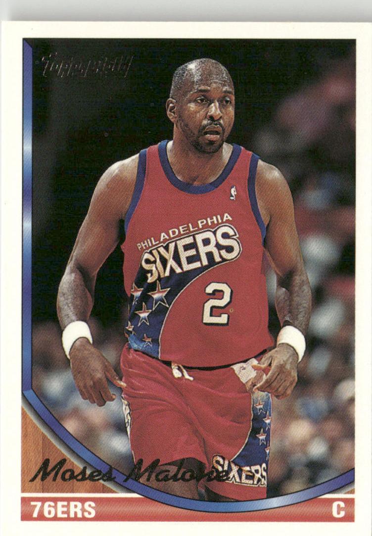1993 Topps Basketball Gold Moses Malone #381 PSA 10