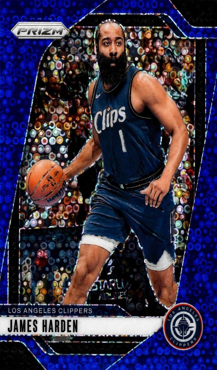 2024 Panini Prizm Basketball Fast Break Blue James Harden #181 PSA 9