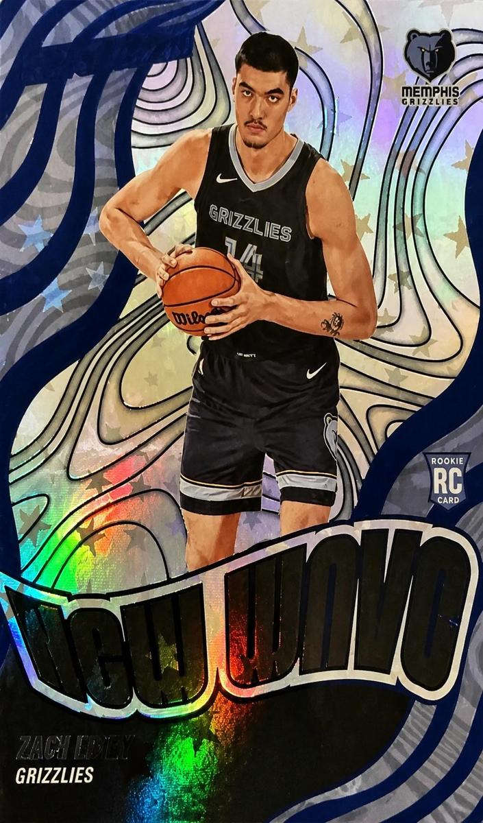 2024 Panini Revolution Basketball Blue Astro Zach Edey #10