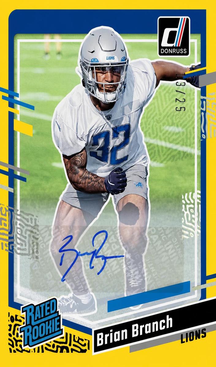 2023 Panini Donruss Football Gold Brian Branch #328