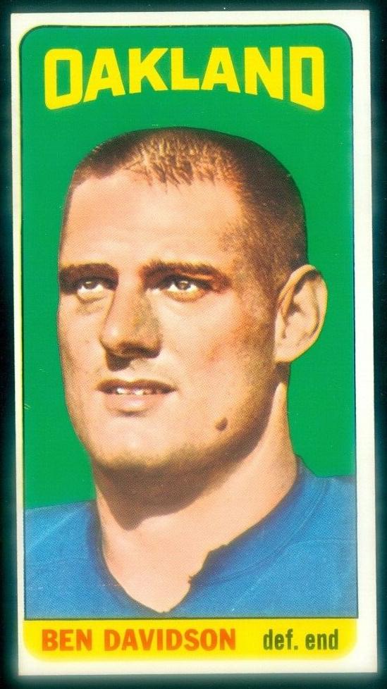 1965 Topps Football Ben Davidson #137