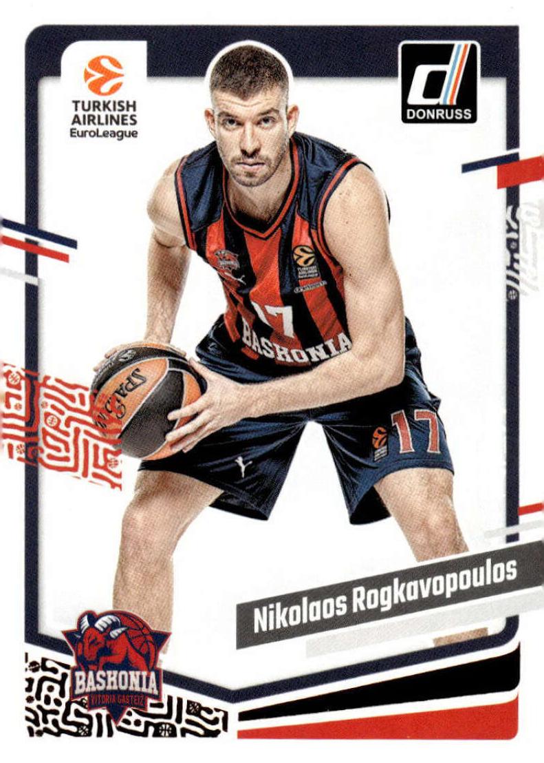 2023 Donruss Turkish Airlines EuroLeague Basketball Nikolaos Rogkavopoulos #129