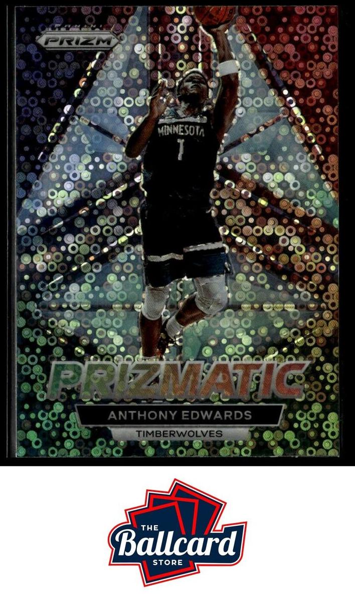 2022 Panini Prizm Basketball Fast Break Anthony Edwards #24 PSA 9