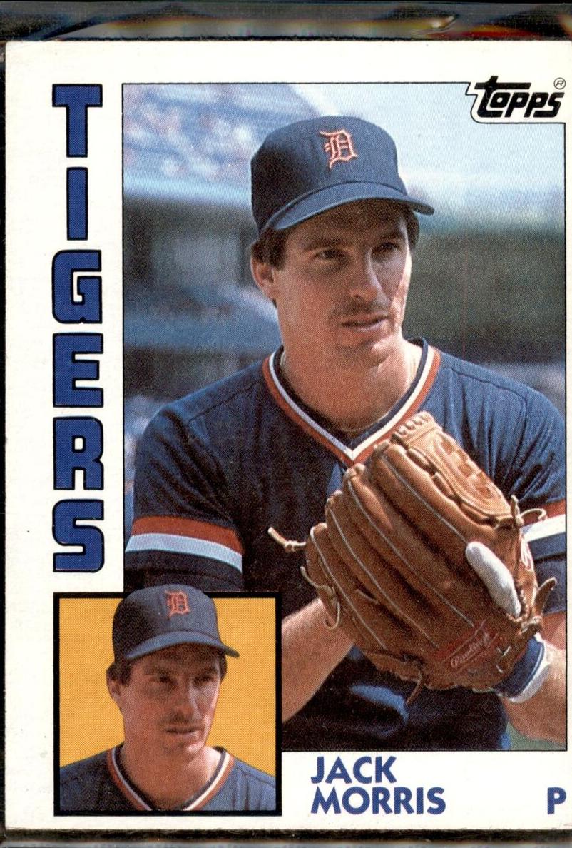 1984 Topps Baseball Jack Morris #195 PSA 10