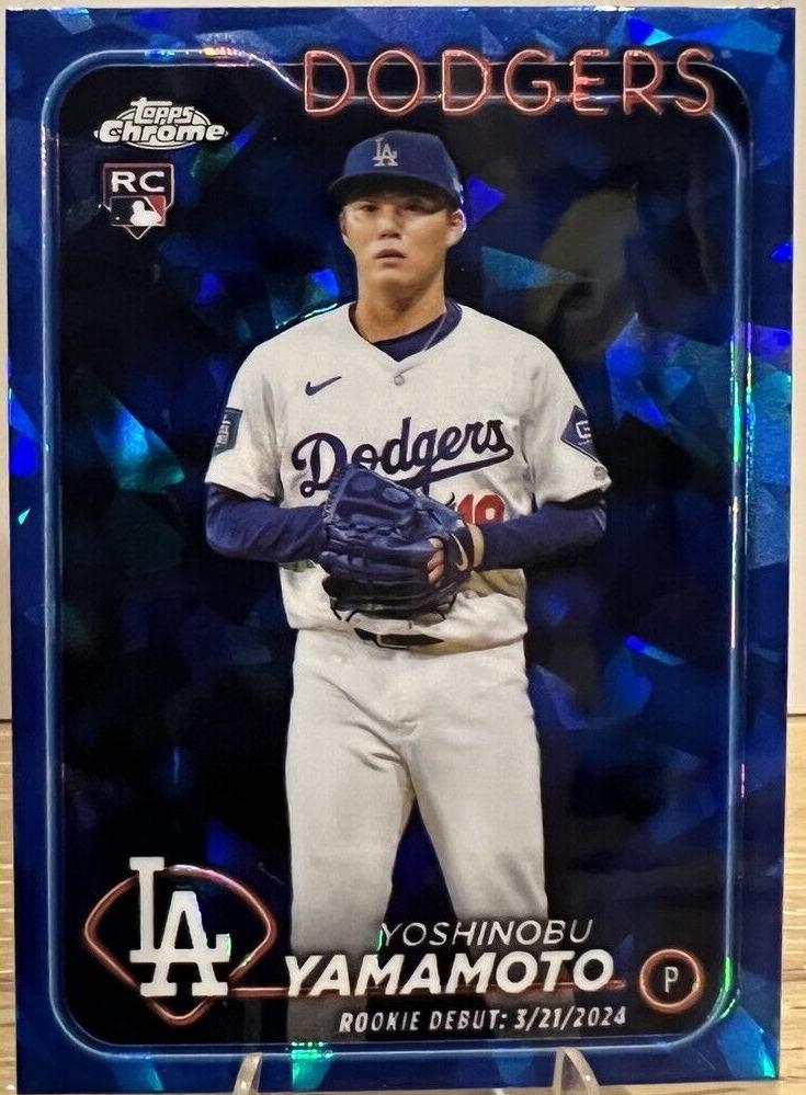 2024 Topps Chrome Update Sapphire Baseball Yoshinobu Yamamoto #USCS149 SGC 9.5