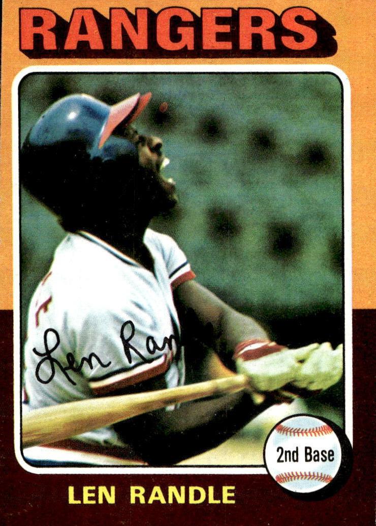 1975 Topps Baseball Len Randle #259