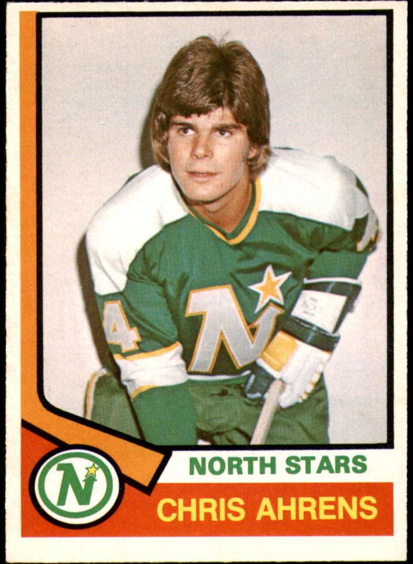 1974 O-Pee-Chee Hockey Chris Ahrens #346