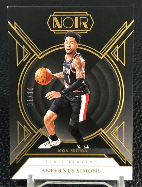 2024 Panini Noir Basketball Gold Anfernee Simons #94