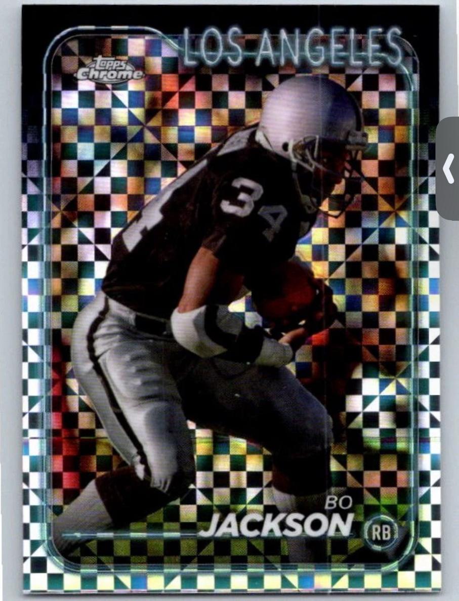 2024 Topps Chrome Football X-Fractor Bo Jackson #150 PSA 10