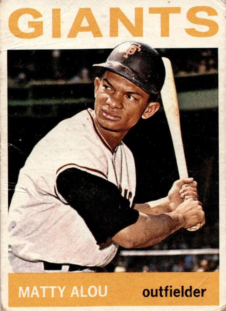 1964 Topps Baseball Matty Alou #204 PSA 7