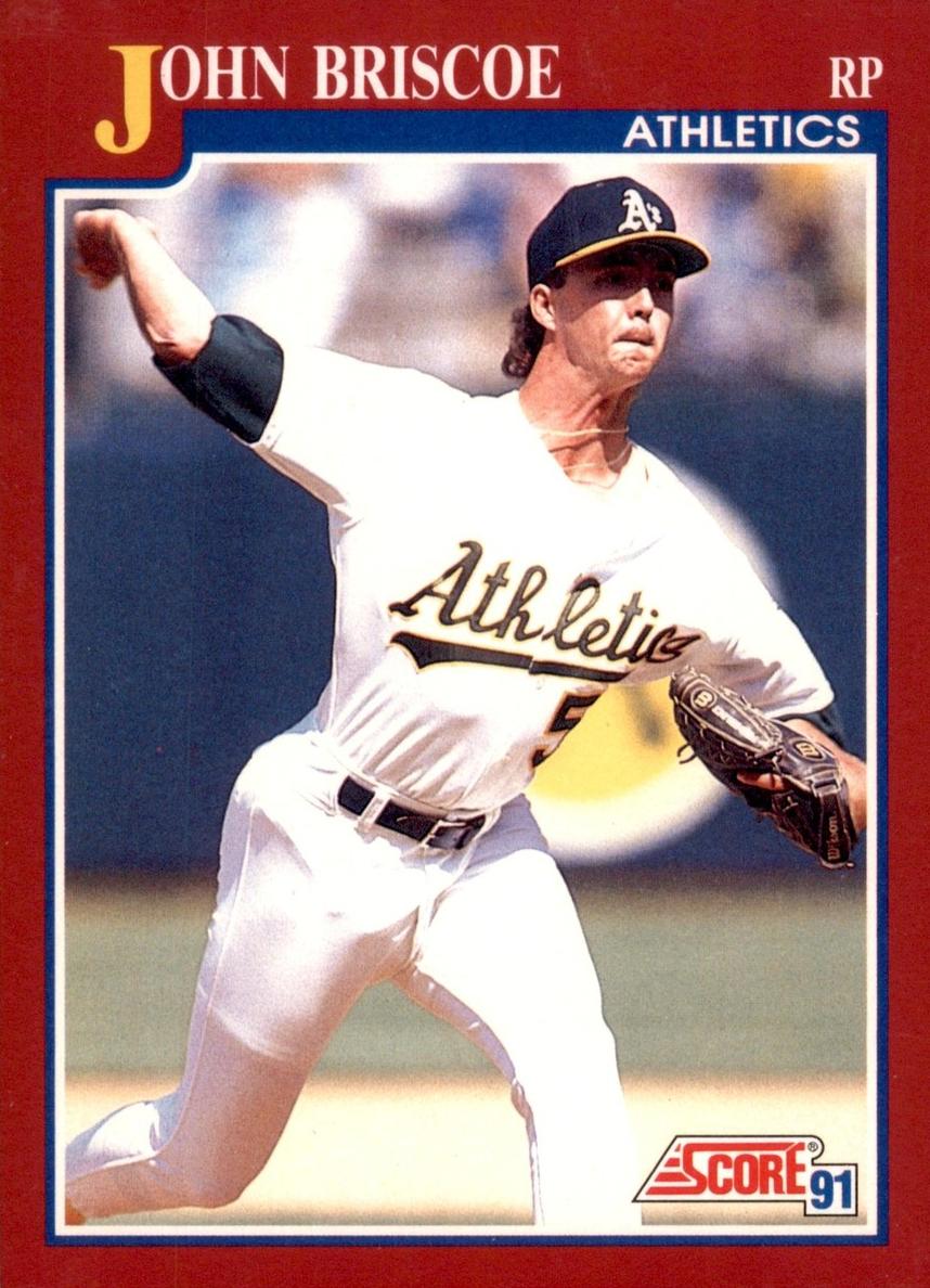 1991 Score Rookie & Traded Baseball John Briscoe #108T