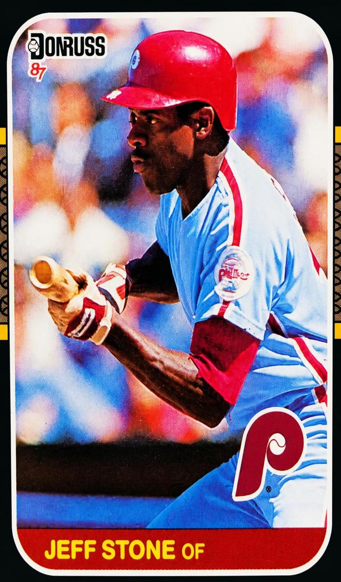 1987 Donruss Baseball Jeff Stone #309 PSA 10