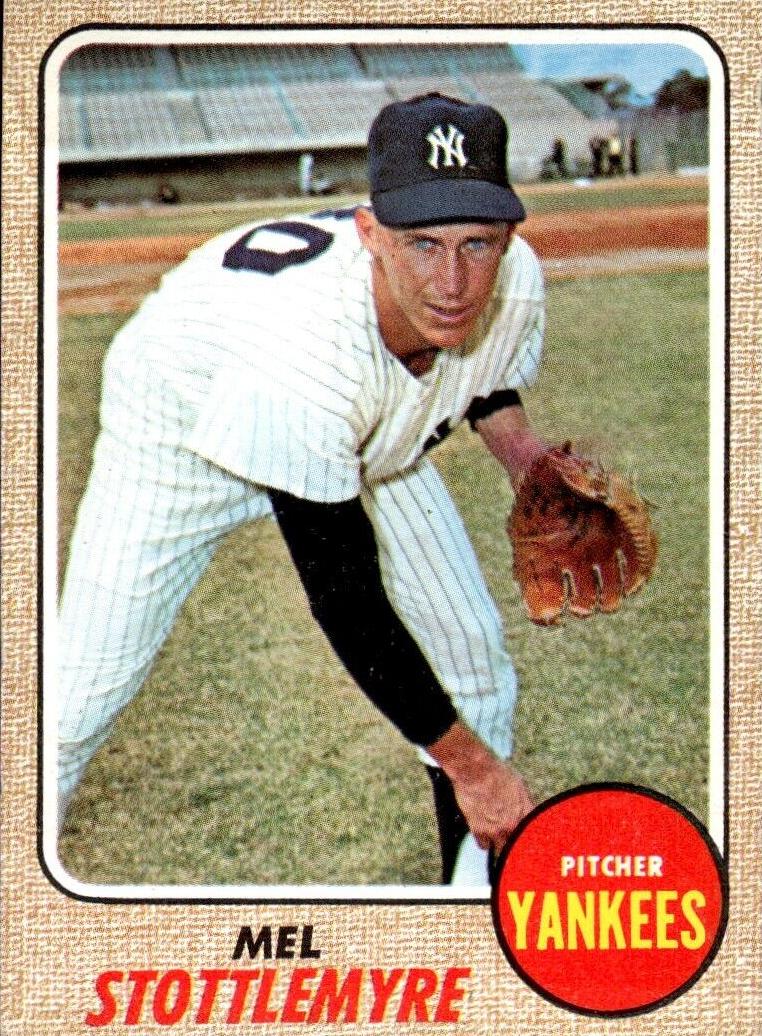 1968 Topps Baseball Mel Stottlemyre #120