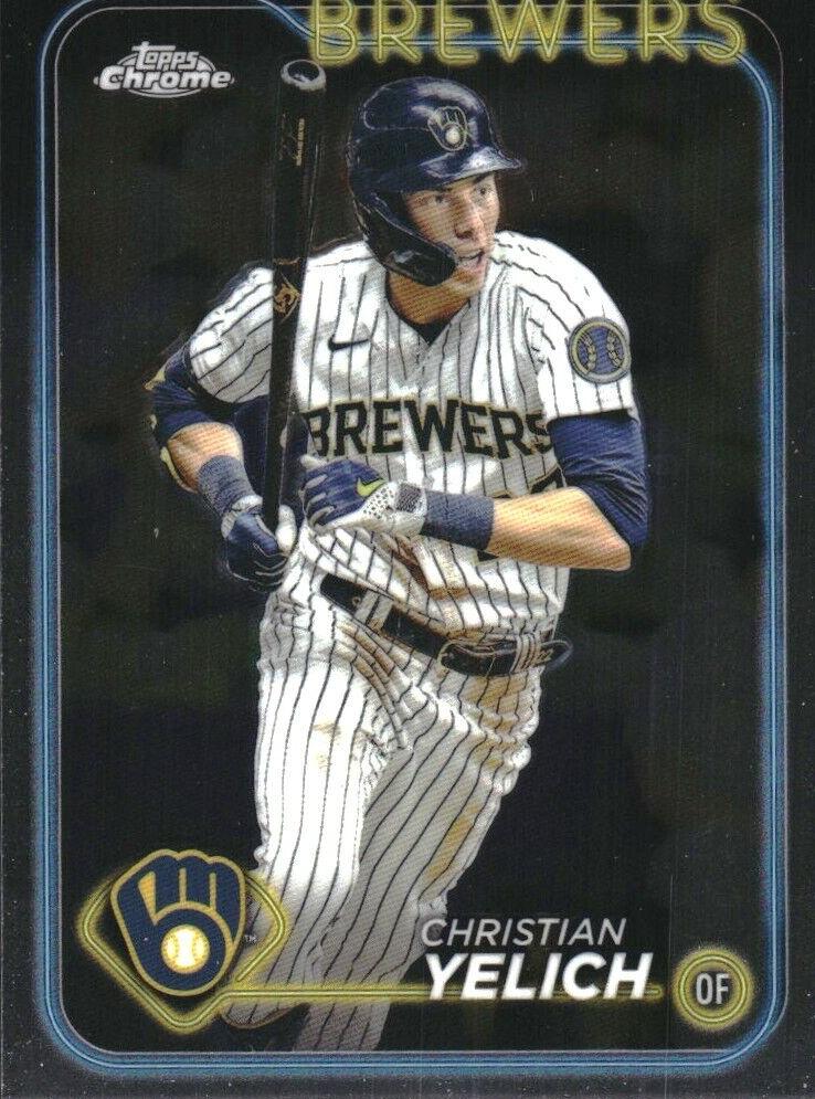2024 Topps Chrome Baseball Christian Yelich #253